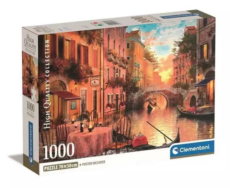 Puzzle 1000 Compact Venezia - Clementoni