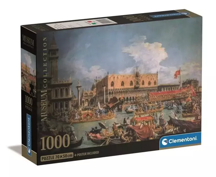 Puzzle 1000 Compact Museum - Clementoni