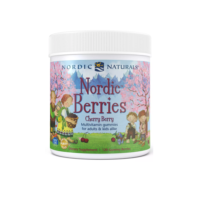 Nordic Naturals Nordic Berries Multiwitamina 120 żelek Nordic Naturals 8674-484F4