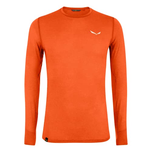 Salewa Pedroc 2 Dry M L/S koszulka męska, wielokolorowy (Red Orange Melange), xxl