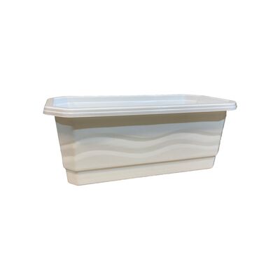 Skrzynka balkonowa Terrasa 60 cm biała