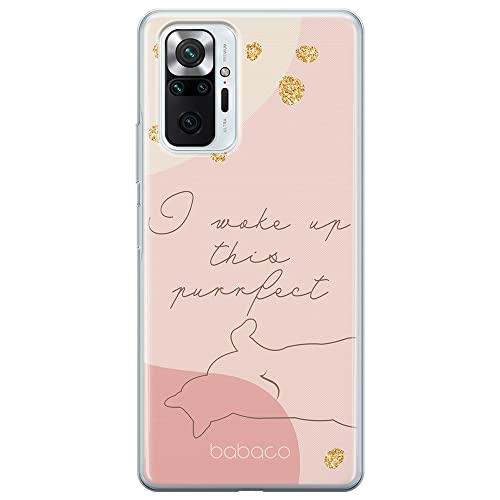 ERT GROUP etui na telefon Xiaomi REDMI NOTE 10 PRO, case oryginalny i oficjalnie licencjonowany przez Babaco, wzór Cats 008, optymalnie dopasowane, plecki z TPU