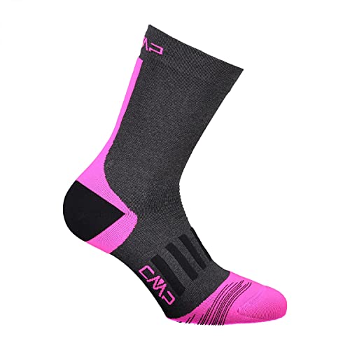 CMP - Skarpety trekkingowe Mid Microlon Wmn, Woman, Asphalt Gloss, 39/42
