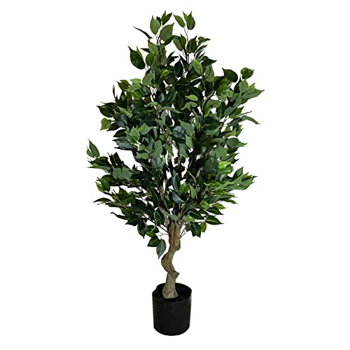 Leaf Realistyczne sztuczne drzewo/roślina, 100 cm krzew ficus