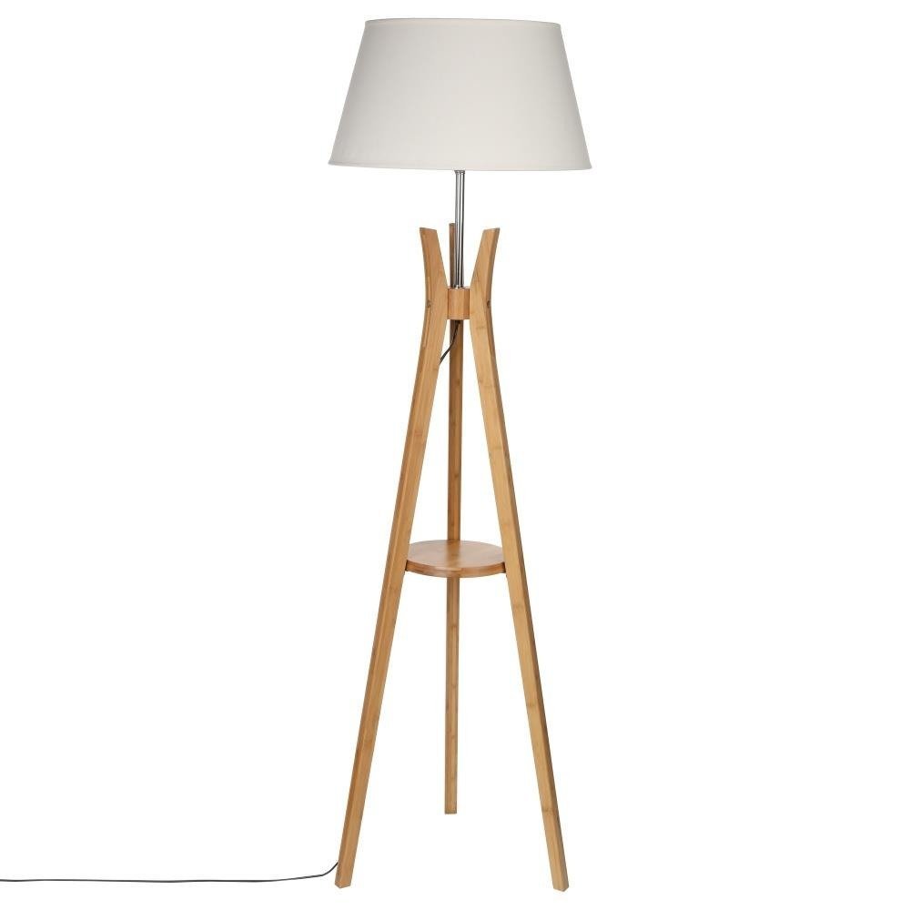 Atmosphera Lampa podłogowa biała KALO 156 cm 135451