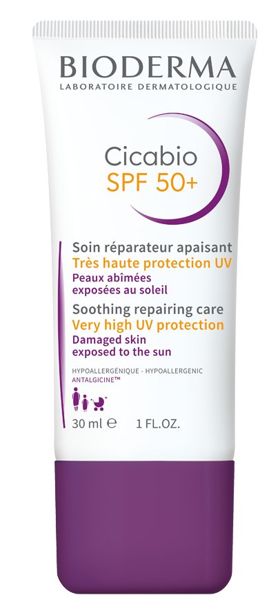 Bioderma cicabio spf50+ krem łagodząco odbudowujący 30 ml