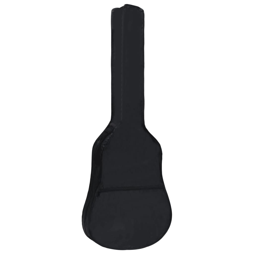 vidaXL Pokrowiec na gitarę klasyczną 3/4 czarny 99,5x36,5cm tkanina 70156