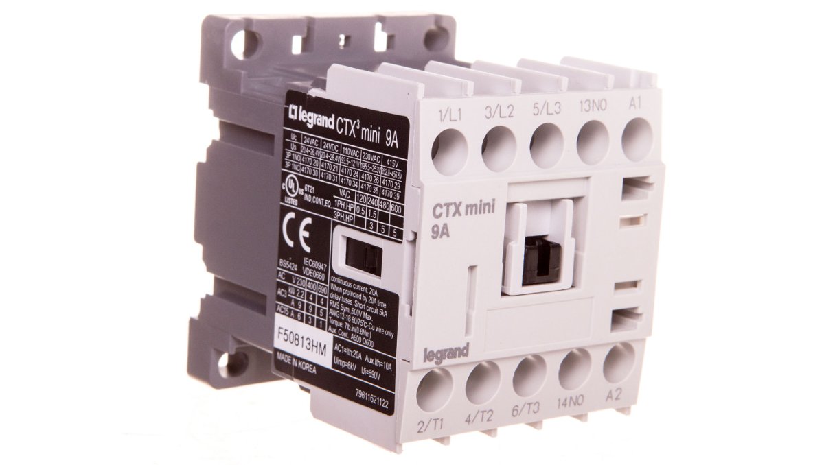 Legrand Stycznik mocy 9A 3P 230V AC 1Z 0R CTX3 MINI 417026 417026