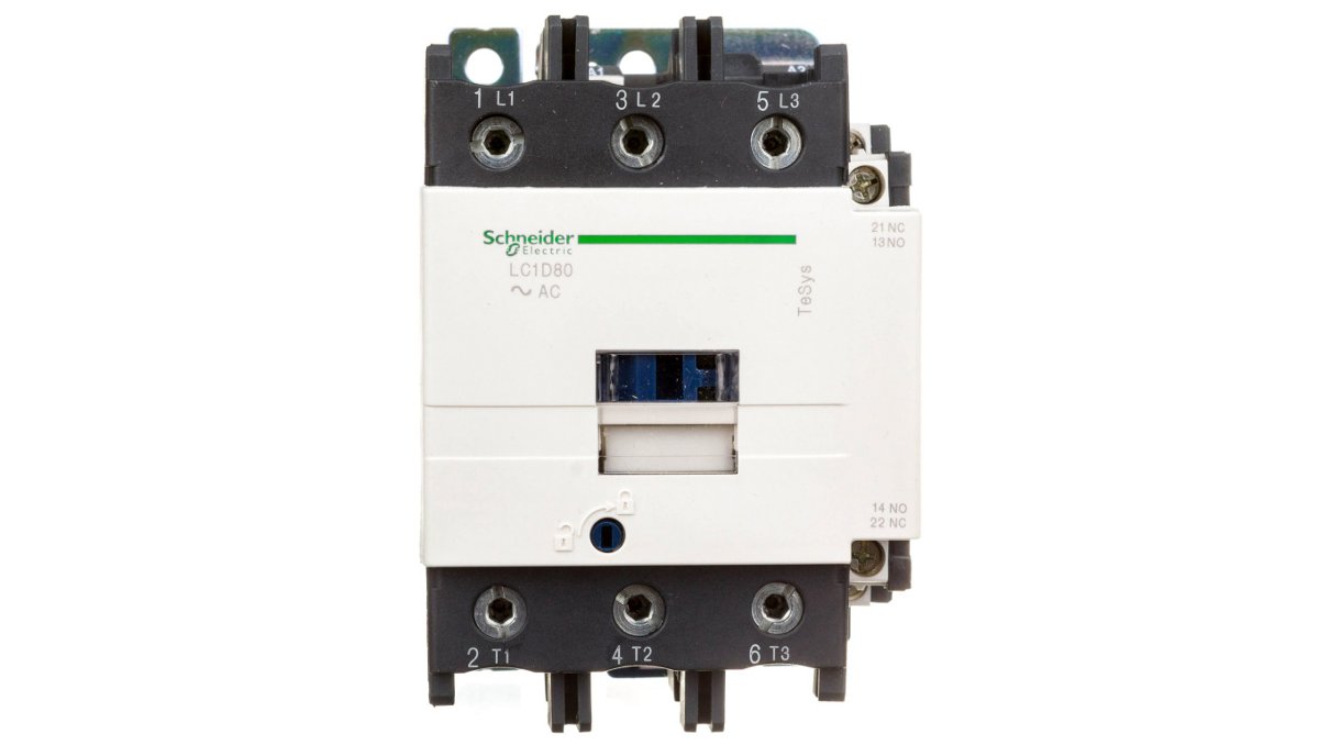 SCHNEIDER Stycznik-mocy-TeSys-D-3P-80A-1NO-1NC-cewka-42V-AC-zaciski-skrzynkowe LC1D80D7