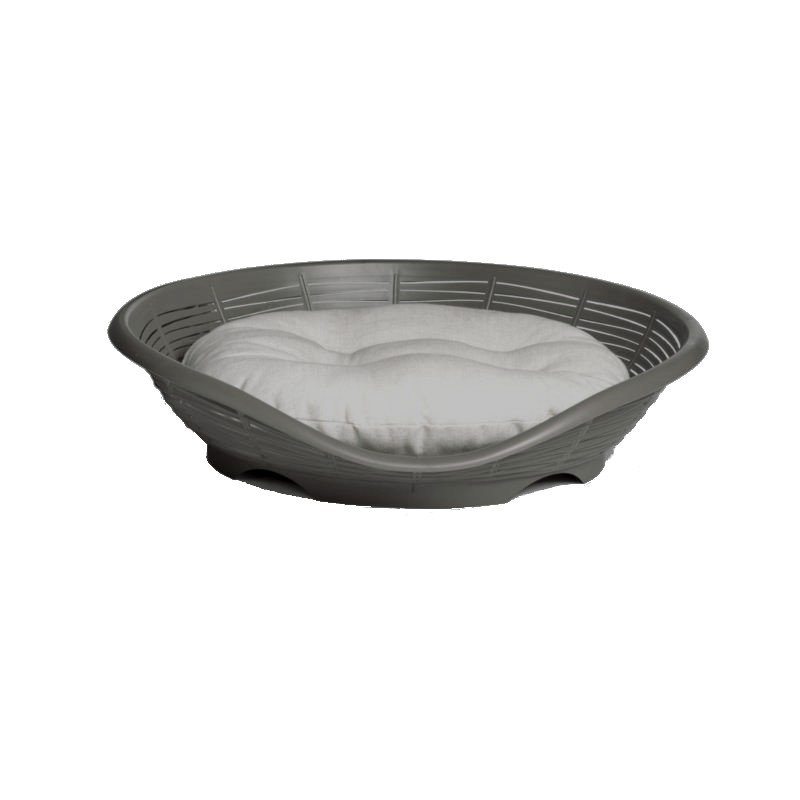 Bama Bama Legowisko łóżko dla kota psa z poduszką 48cm szary 19206