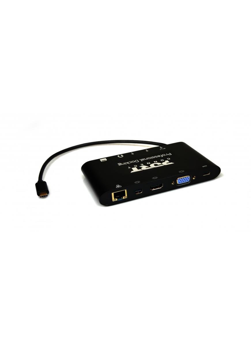 Port Designs Stacja dokująca PORT DESIGNS Travel Type-C 1x4K+ USB-C Video 4K Gigabit Ethernet USB 3.0 USB charge SD card audio 3567049019068