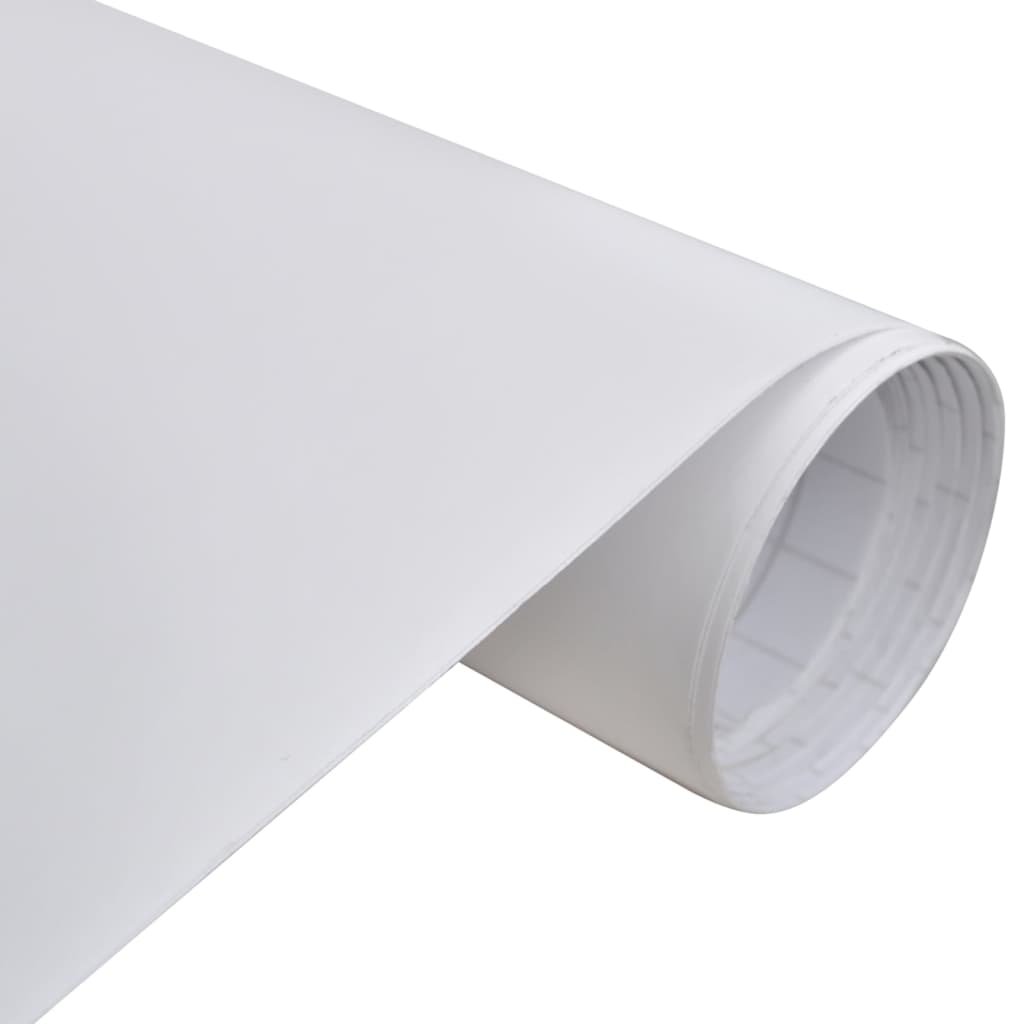 shumee shumee Folie samochodowe 2 szt. matowe białe 100x150 + 50x150 cm