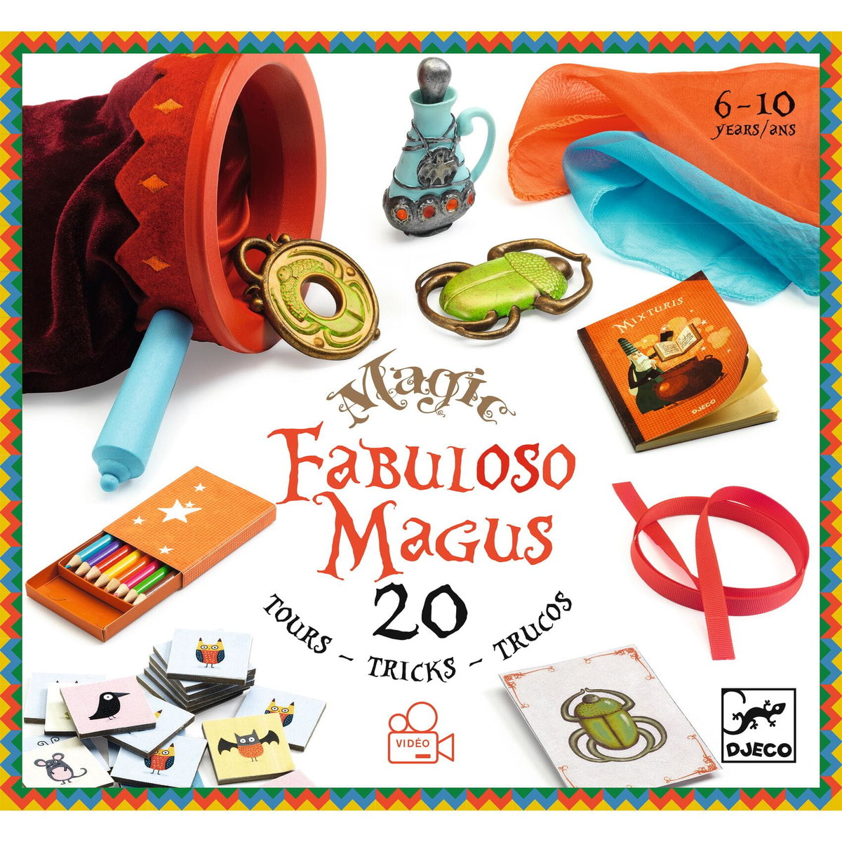 Fabuloso Magus - Zestaw 20 Sztuczek Magicznych Djeco