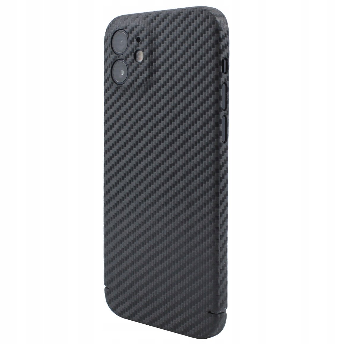 Nevox Etui Real Carbon Series Cover Apple iPhone 12 / 12 Pro, czarne 4250686408638