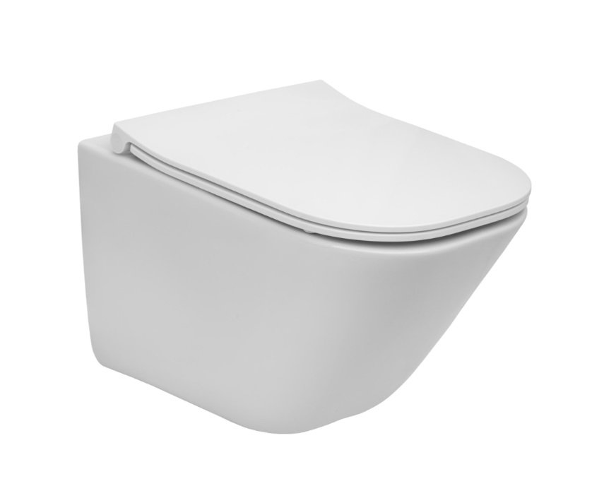 Zestaw Gap Miska Wc Podwieszana Rimless + Deska Wolnoopadająca