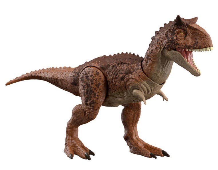 Mattel , Jurassic World, dinozaur, Karnotaur, ślady po starciu