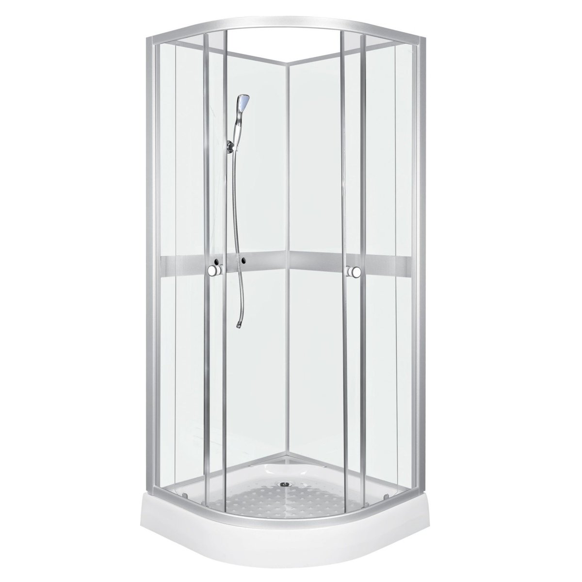 Novoterm Kabina prysznicowa Classic 90 White + bateria