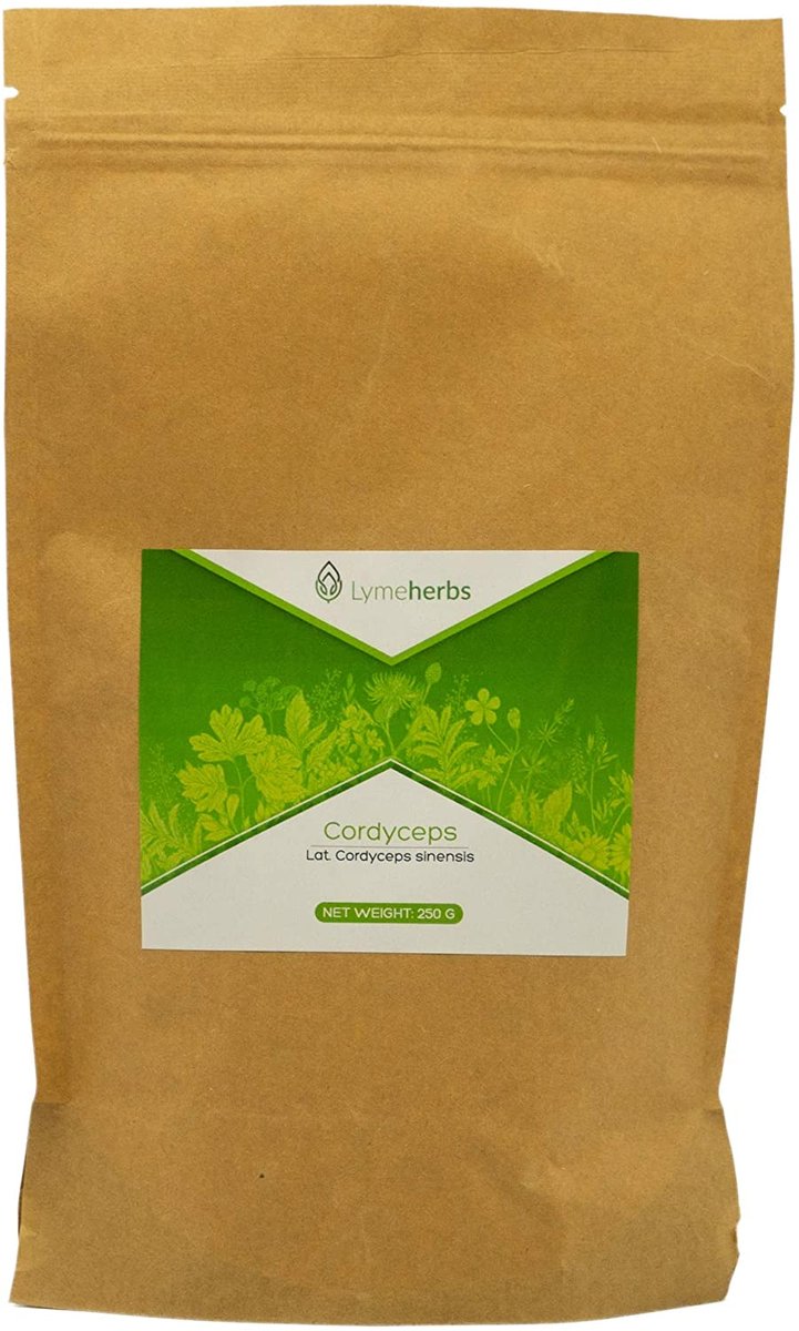 Lymeherbs, Cordyceps, Mielony, 250 g