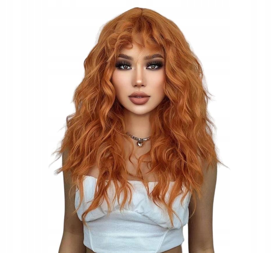 Peruka ruda peruki damskie Jak naturalna + czepek