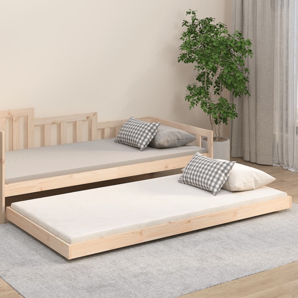 Lumarko Rama łóżka, 80x200 cm, lite drewno sosnowe