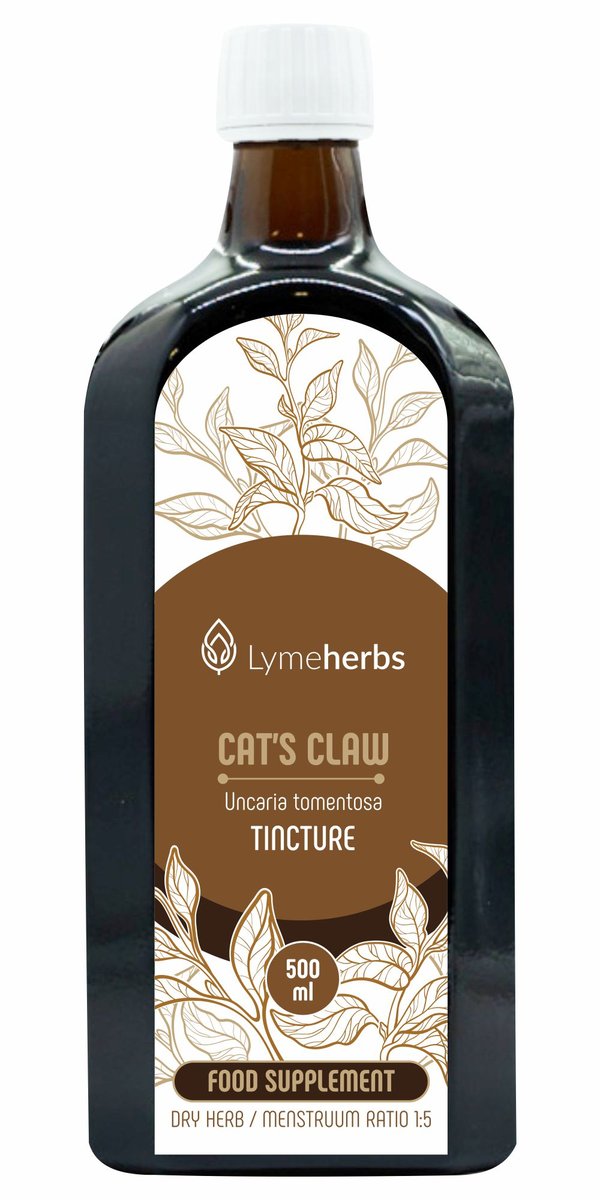 Lymeherbs, Cat 's Claw nalewka 1:5, 500ml