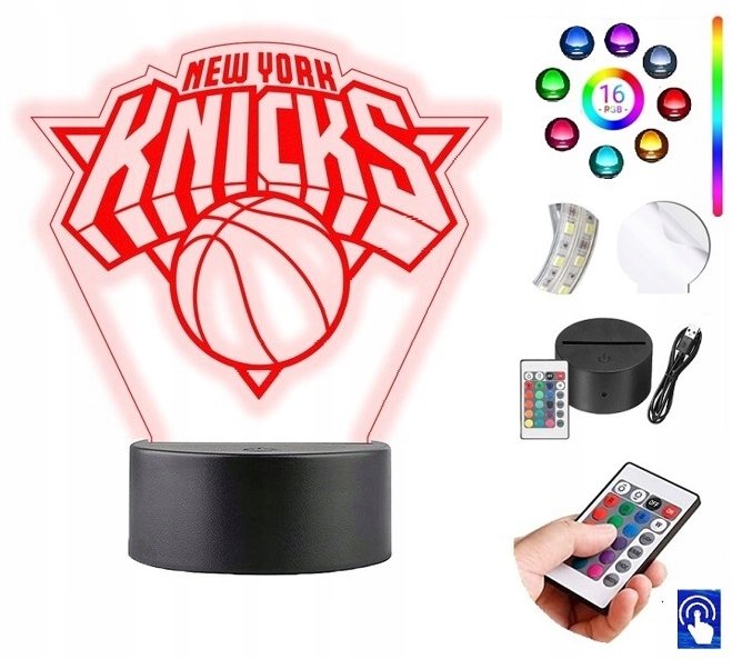 Lampka na biurko New York Knicks NBA LED PLEXIDO