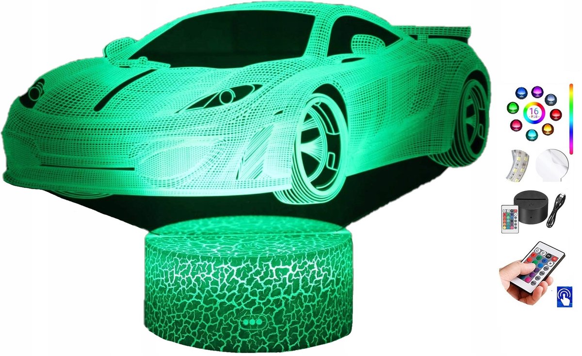 Lampka na biurko Ferrari Supersamochód LED PLEXIDO