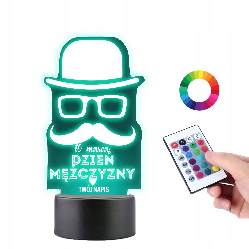 Lampka na Biurko Statuetka Prezent Dzień Chłopaka