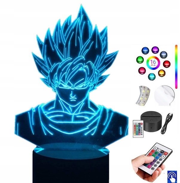 Lampka na biurko Dragon Ball Son Goku LED PLEXIDO