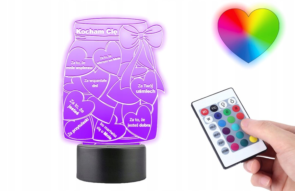 Statuetka Prezent na Walentynki Grawer Plexido