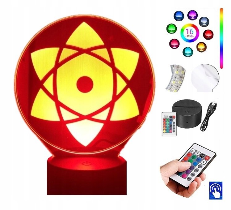 Lampka na biurko Itachi Naruto 16kol. LED PLEXIDO