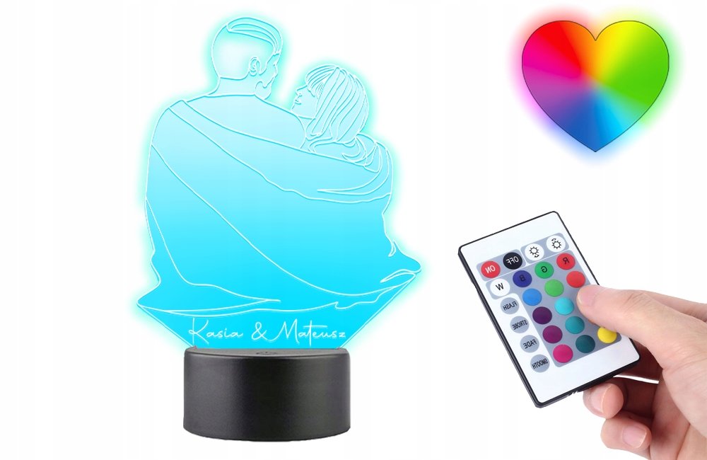 Statuetka Prezent na Walentynki Grawer Plexido