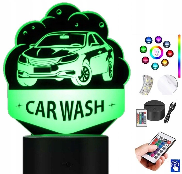 Lampka na biurko Myjnia Samochodowa 16 LED PLEXIDO