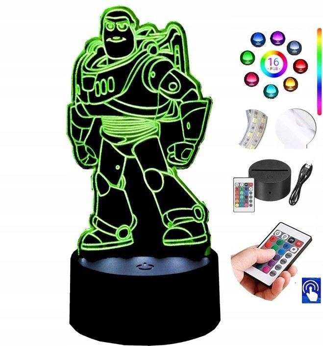 Lampka na biurko Toy Story Buzz Astral LED PLEXIDO