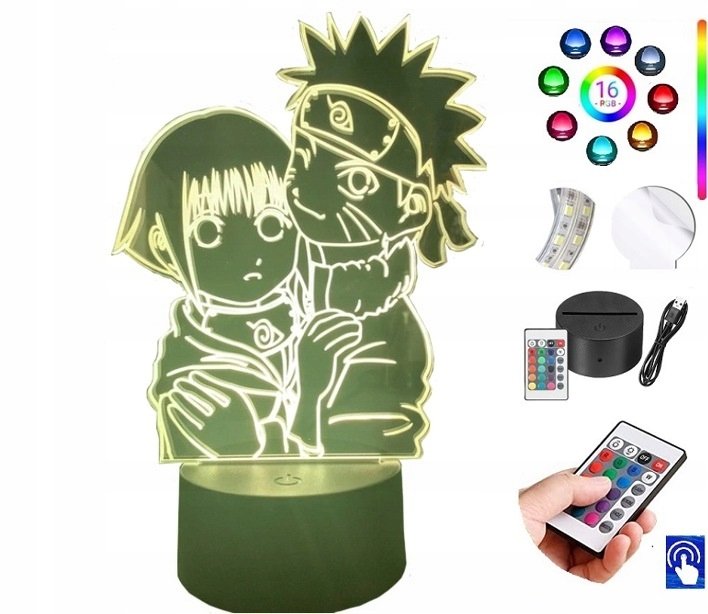 Lampka na biurko Naruto Anime 16kol. LED PLEXIDO