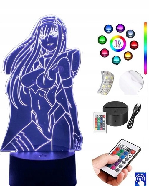Lampka na biurko Darling in the Franxx LED PLEXIDO