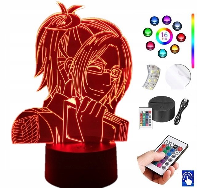 Lampka na biurko Atak Tytanów 16kol. LED PLEXIDO