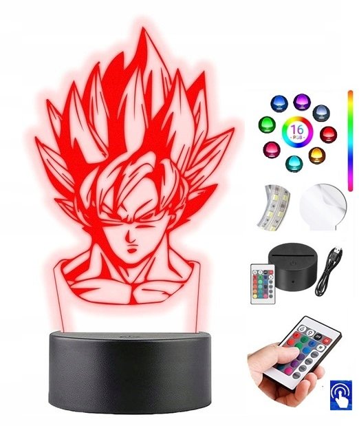 Lampka na biurko Dragon Ball Son Goku LED PLEXIDO