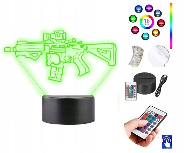 Lampka na biurko Counter Strike CS 16 LED PLEXIDO