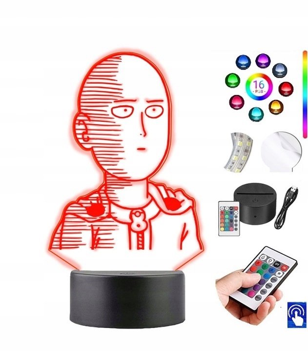 Lampka na biurko One Punch 16kolorów LED PLEXIDO