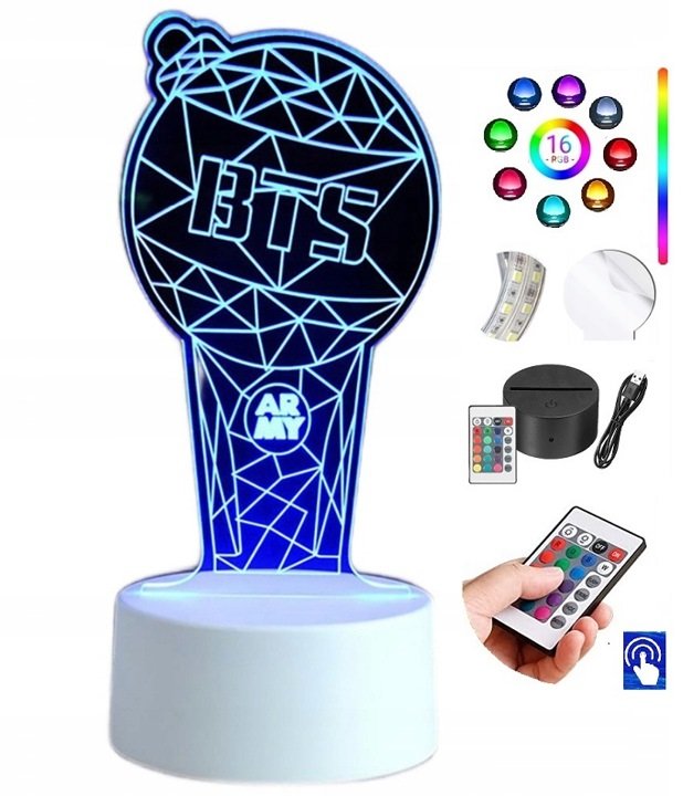 Lampka na biurko Bts Zespół 16 kolorów LED PLEXIDO