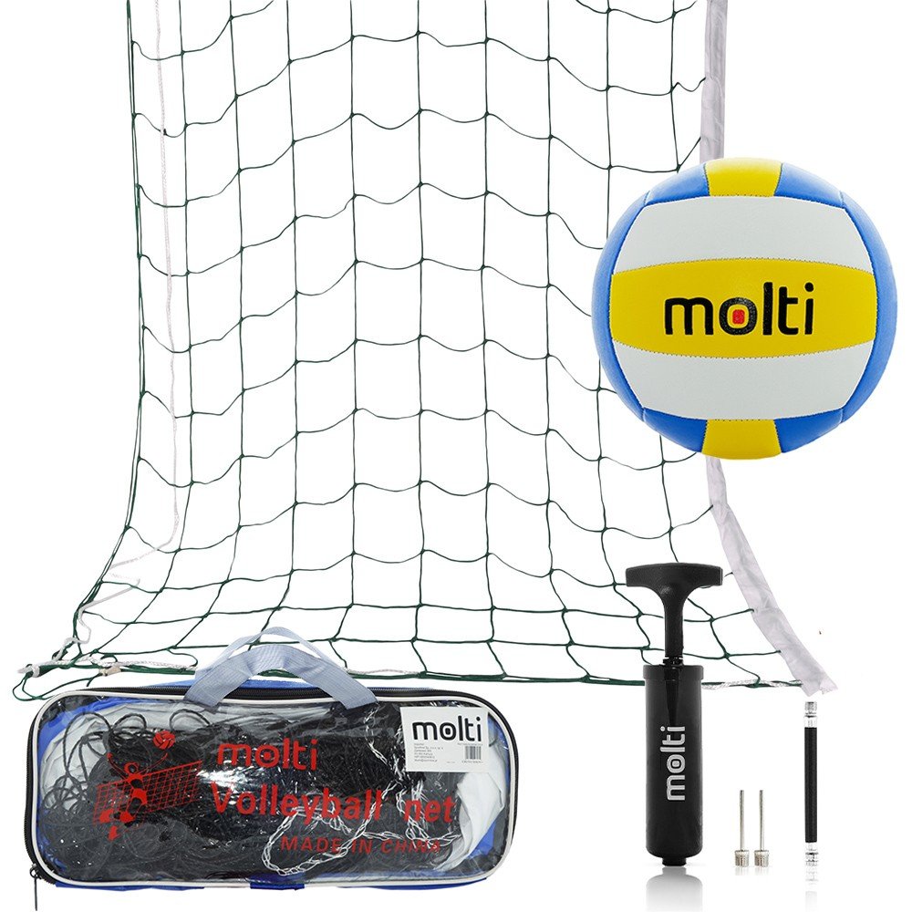 Kom Siatka do siatkówki MOLTI + piłka + pompka