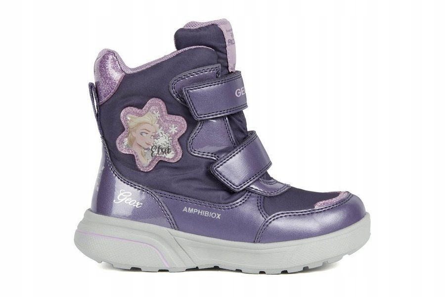 GEOX OBUWIE ŚNIEGOWCE J048AA VIOLET/MAUVE ROZ. 33