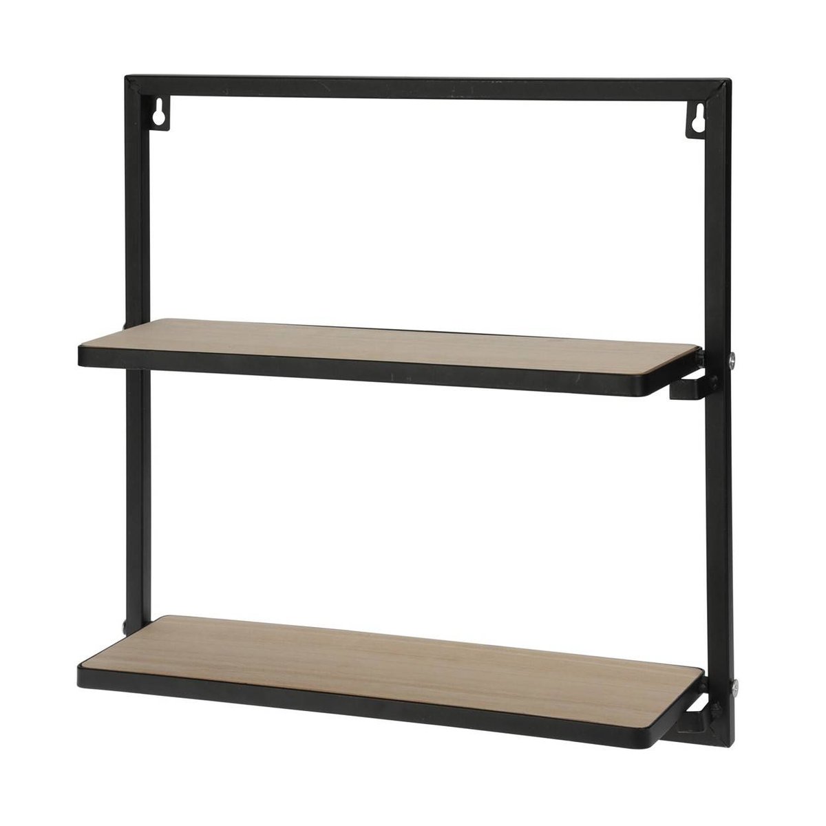 Półka WISZĄCA LOFT na dekoracje ozdoby metal 40x40 cm