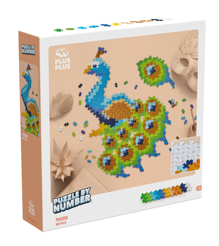 Plus-Plus Puzzle by number Paw