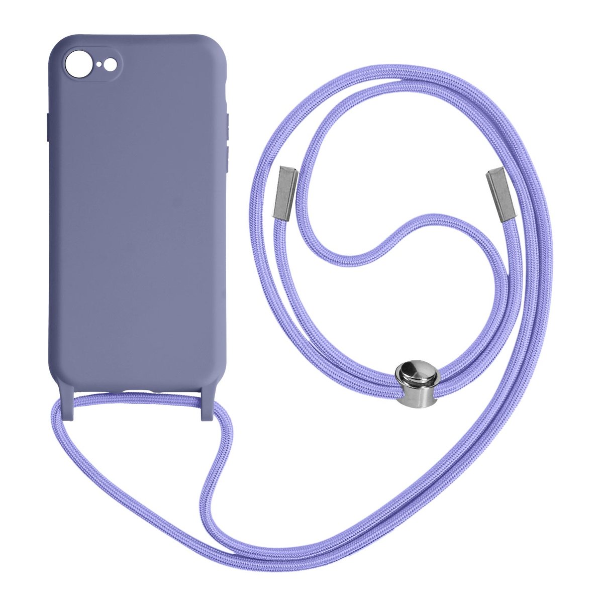 Etui na iPhone 7/8/SE 2020/2022 Smycz 80 cm – Lawenda