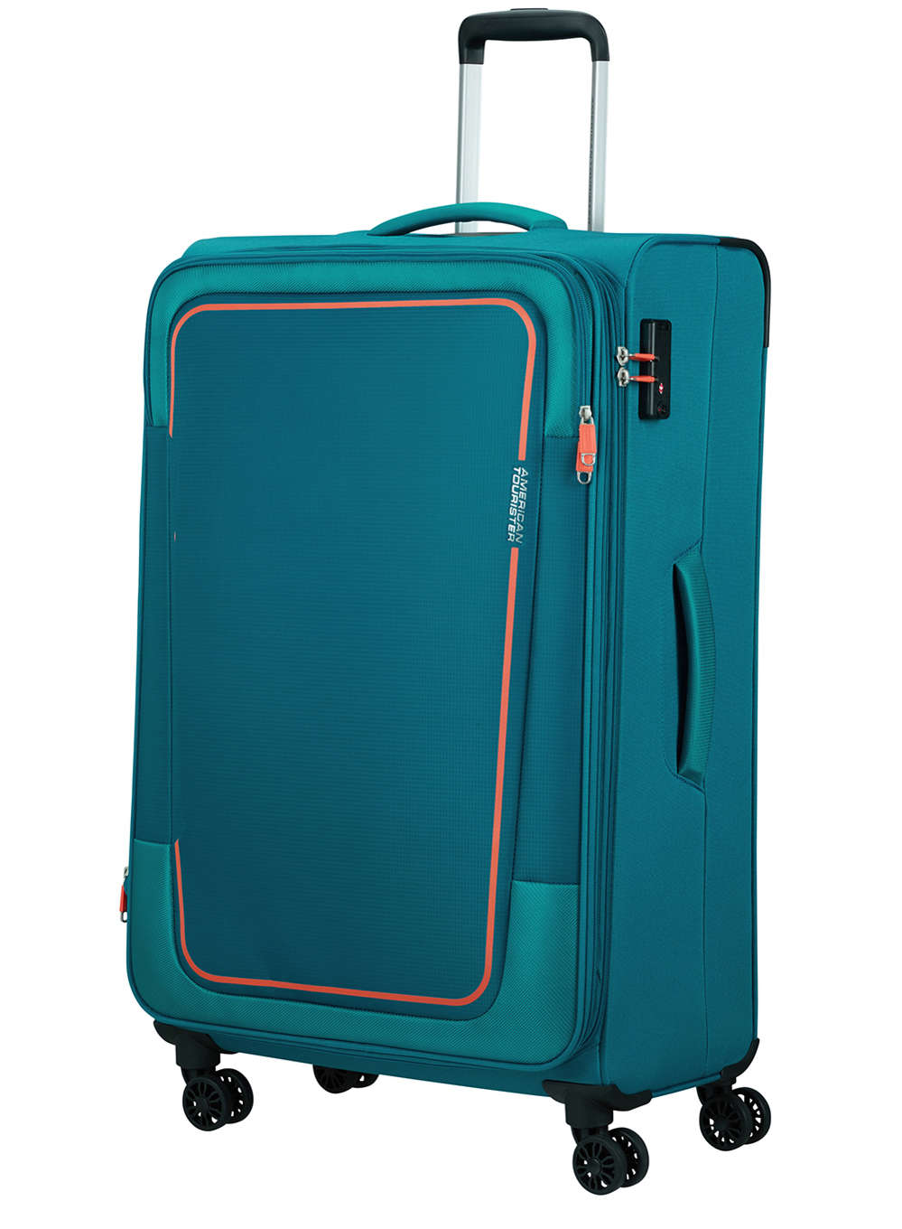 Walizka duża poszerzana American Tourister Pulsonic - stone teal