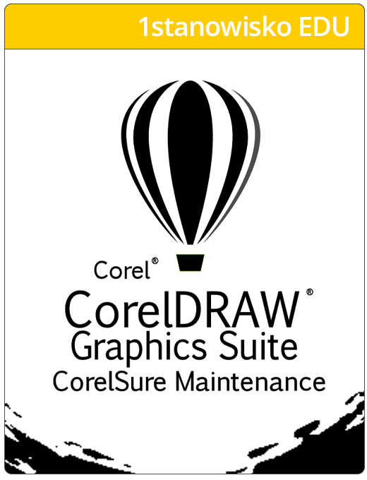 CorelDRAW Graphics Suite EDU CorelSure Maintenance (odnowienie na 12 miesięcy)