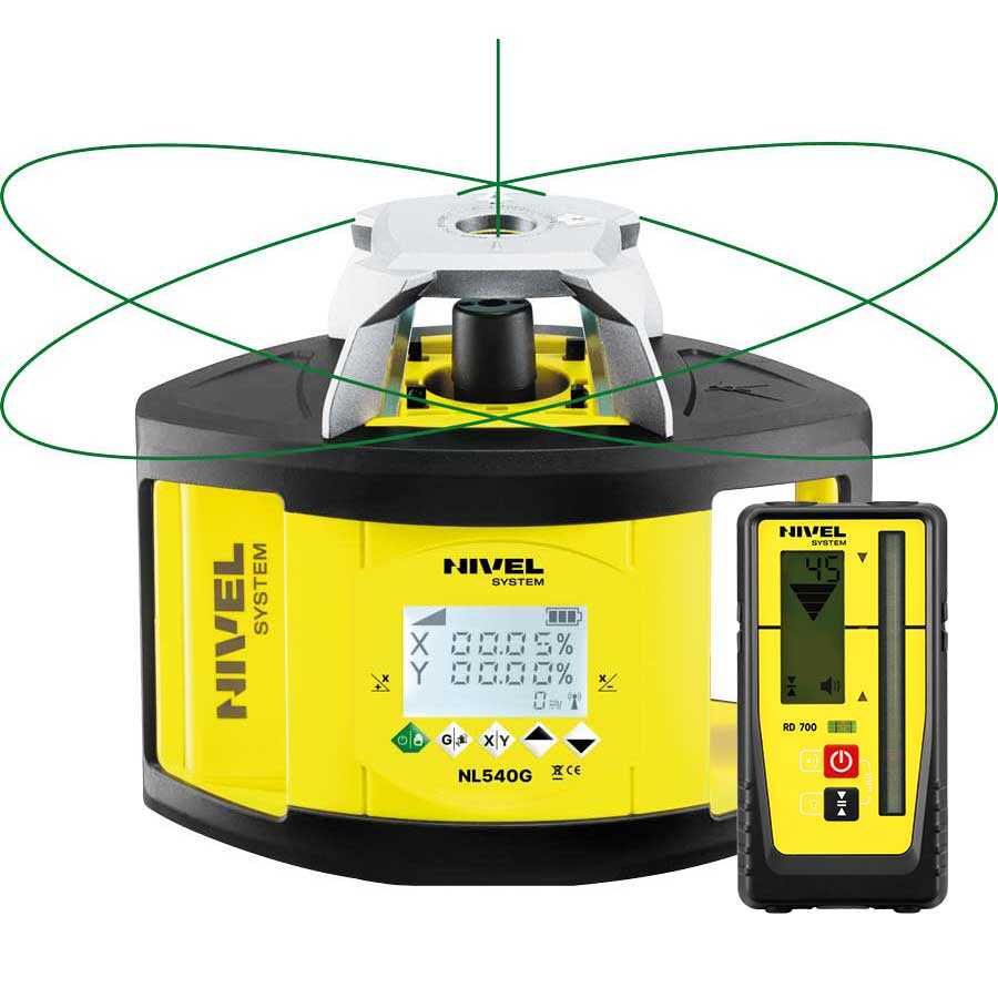 Niwelator laserowy Nivel System NL540G DIGITAL (wiązka zielona) z czujnikiem cyfrowym