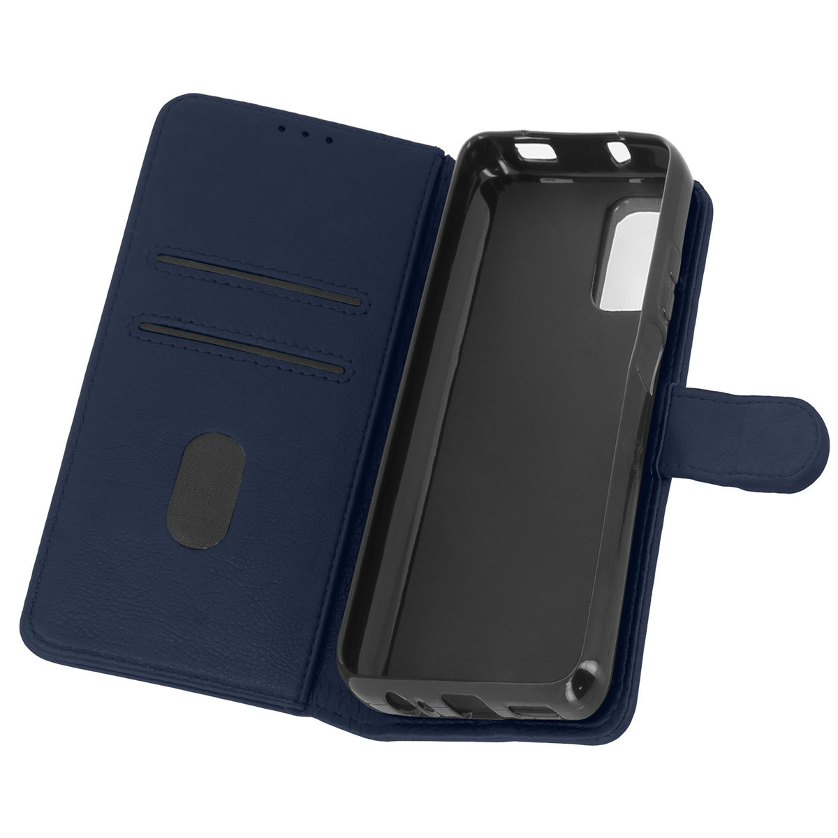 Obudowa tylna Xiaomi Redmi Note 10/10s Full Function Wallet niebieska